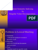 Latent Semantic Indexing by Singular Value Decomposition