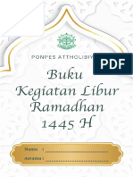 Buku Kegiatan Libur Ramadhan 1445 H