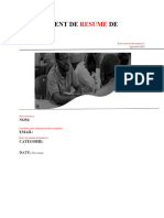 Agromacket FRENCH-THE TEF BUSINESS SUMMARY TEMPLATE