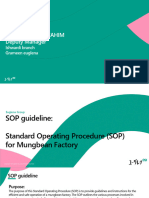 SOP Guideline For BEAN Factory - 29.05.23