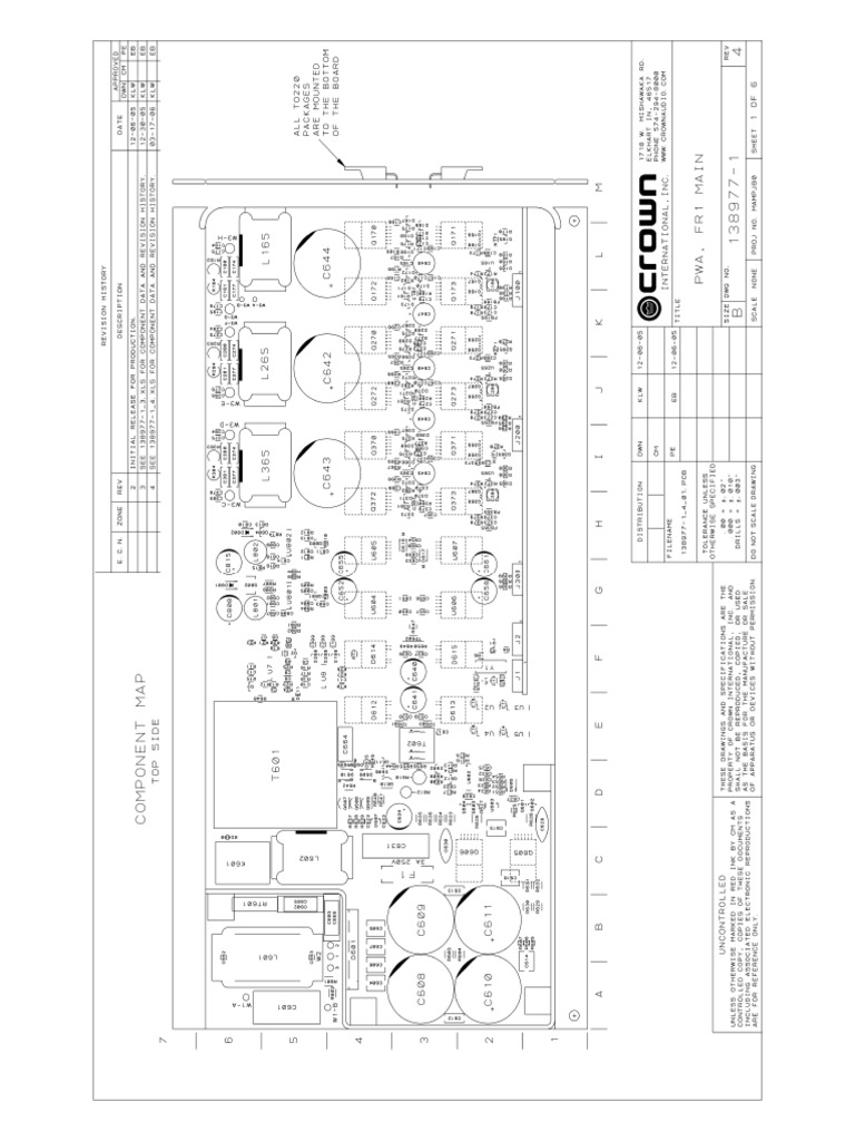 JBL - PRX518S Main Schematic | PDF