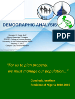 Jan 14 2017 Demographic Analysis