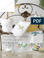Anchor Aromatic Plants Hand Towel Borders Thyme, Juniper and Wormwood 0060044 00901 07 Downloadable PDF 2