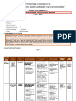 1° Grado - Planificador Del 05 Al 09 de Junio