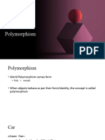 Lecture 23 Polymorphism