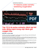Top 10 Ly Do Chon Pulse Oximeter de Danh Gia Oxygen Hoa