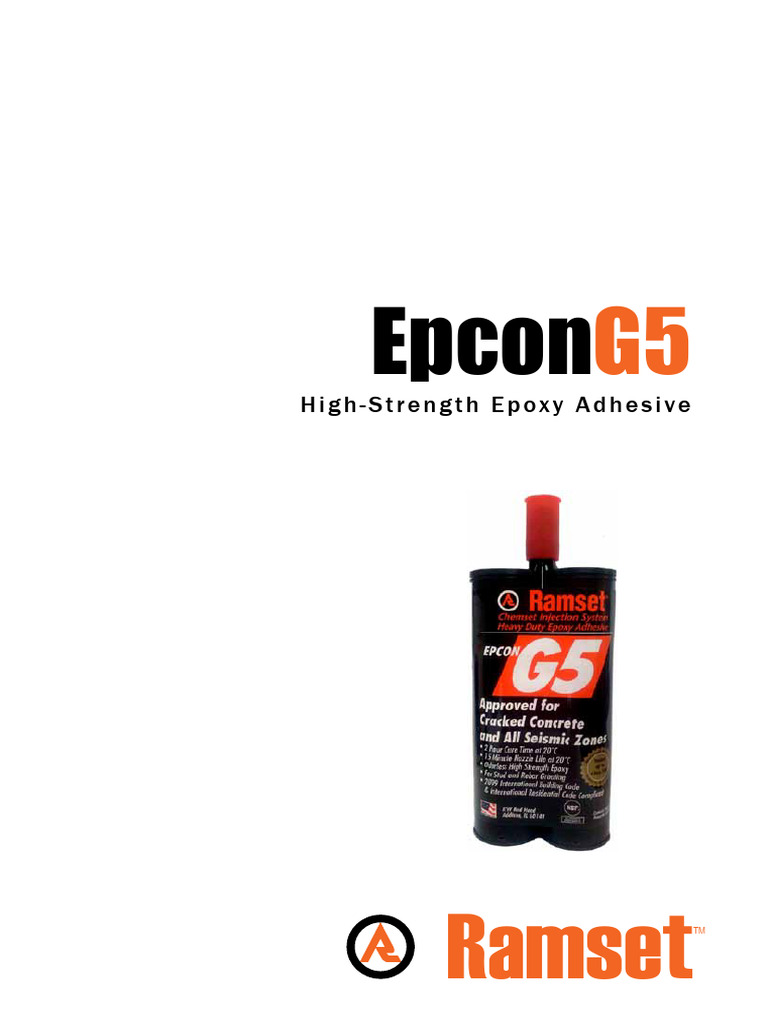 Epcon Ramset PDF Epoxy Dangerous Goods