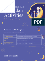 Religion Subject For Middle School - Ramadan Activities - by Slidesgo