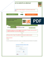 How To Submit An Abstract