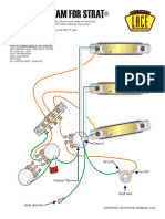 Lace Sensor on Strat Diagram