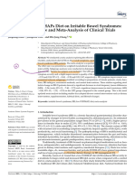 Effect of Low FODMAPs Diet On Irritable Bowel Syndromes - A Systematic Review and Meta-Analysis of Clinical Trials