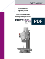 OPTImill BF16V Ersatzteile Spare Parts Explosionszeichnung