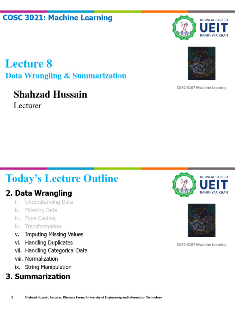 Lecture 6 | PDF | Machine Learning | Information