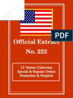 158th Field Artillery Official Extract No. 222