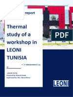 Thermal Study of A Workshop in LEONI TUNISIA