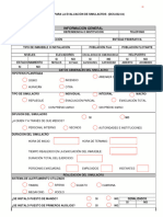 Cedula para La Evaluacion de Simulacros DCS 002