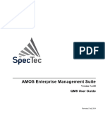 AMOS EMS VRS 7.2.00 QMS User Guide (ID 144933)