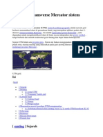 Universal Transverse Mercator Sistem Koordinat