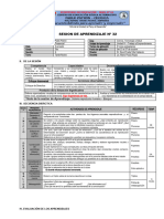 2° A - Sesión de Aprendizaje Cyt