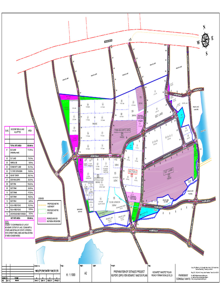 Layout With Road Nos | PDF