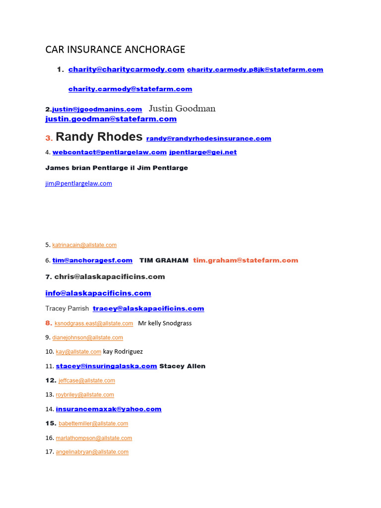 CAR INSURANCE ANCHORAGE PDF