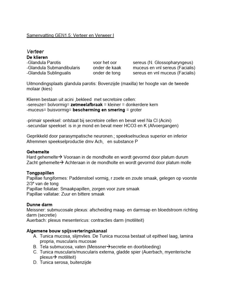 GEN1.5 UM verteer & verweer | PDF