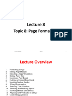 UCI 103 Topic 8 Page Formatting