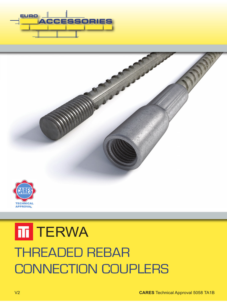 Threaded Rebar Couplers Overview | PDF | Building Engineering | Materials