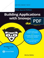 Building Applications With Snowpark For Dummies