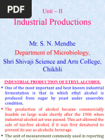 Ethyl Alcohol Production