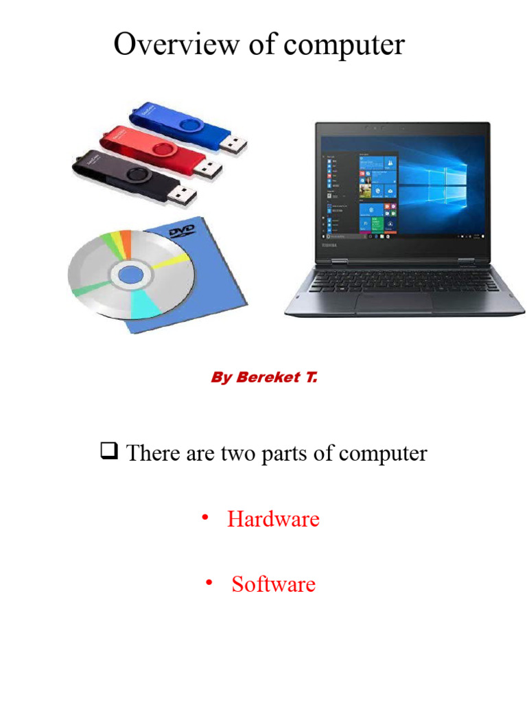 Overview of Computer: by Bereket T | PDF | Computer File | Operating System