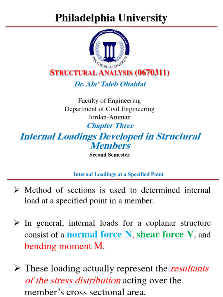 Internal Load Analysis in Beams | PDF | Bending | Beam (Structure)