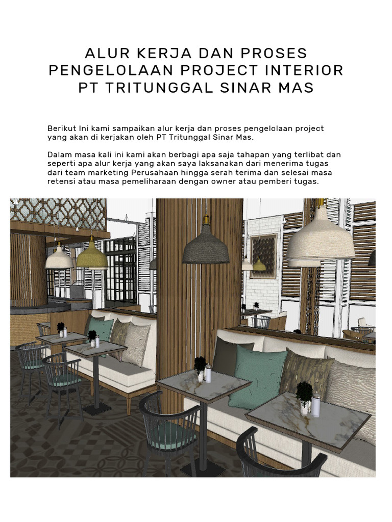 Alur Kerja Dan Proses Dan Pengelolaan Project Interior | PDF
