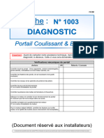 Fiche Diagnostic Portail Coulissant & Battant