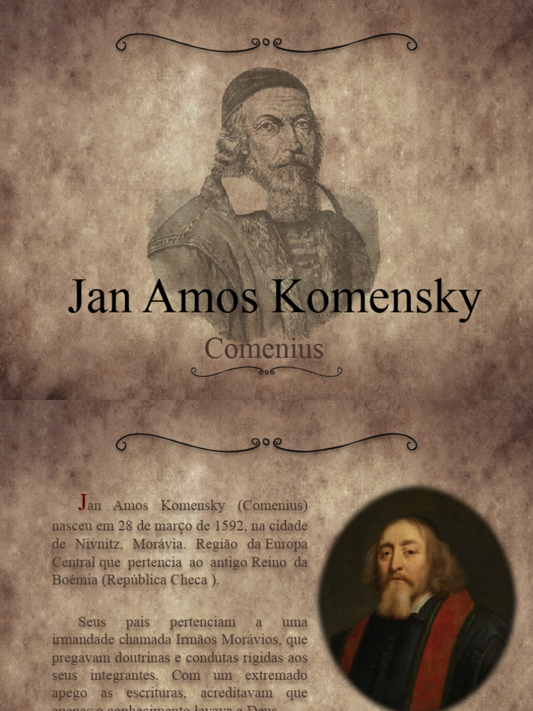 Vida e Legado de Jan Amos Comenius | PDF | Aprendizado