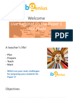 Free Live Webinar For Paper 1