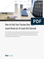 How To Find Your Passion Over Your Lunch