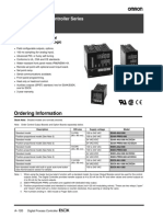 Digital Process Controller Series: Ordering Information
