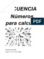 SECUENCIA 6° Numeración