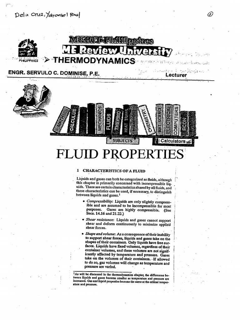 Thermodynamics Mechanical Engineering Reviewer 2 Pdf