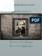 Fiodor Dostoievski Le Reve Dun Homme Ridicule