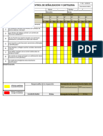 Planilla de Inspeccion Planeada - SEÑALIZACION Y CARTELERIA