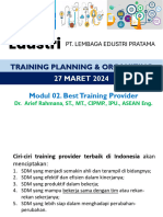 Modul 02. Best Training Provider