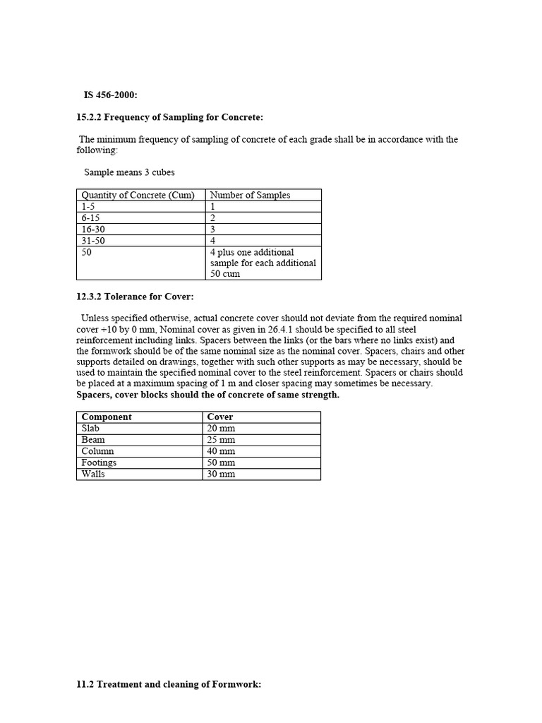 GENERAL GUIDELINES | PDF | Concrete | Cement