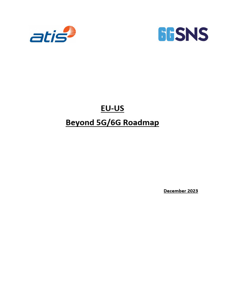 EU-US 6G Collaboration Roadmap 2023 | PDF | Sustainability | Cloud ...