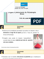 Aula 1-PSI - Origens e Precursores Da Psicoterapia Breve