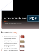 Introducere În PowerPoint
