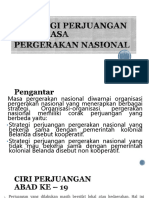 Strategi Perjuangan Pada Masa Pergerakan Nasional