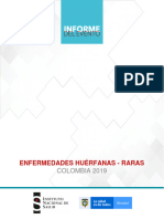 Enfermedades Huérfanas-Raras - 2019