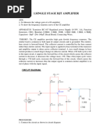 EDC II Lab Manual